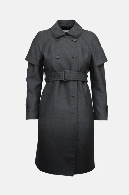 2007 Double Breasted Trench Coat made by Prada