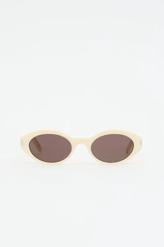 SL567 Oval Sunglasses made by Yves Saint Laurent