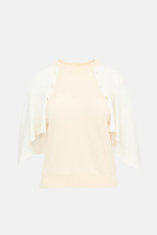 Wool Panelled Top made by Chloe
