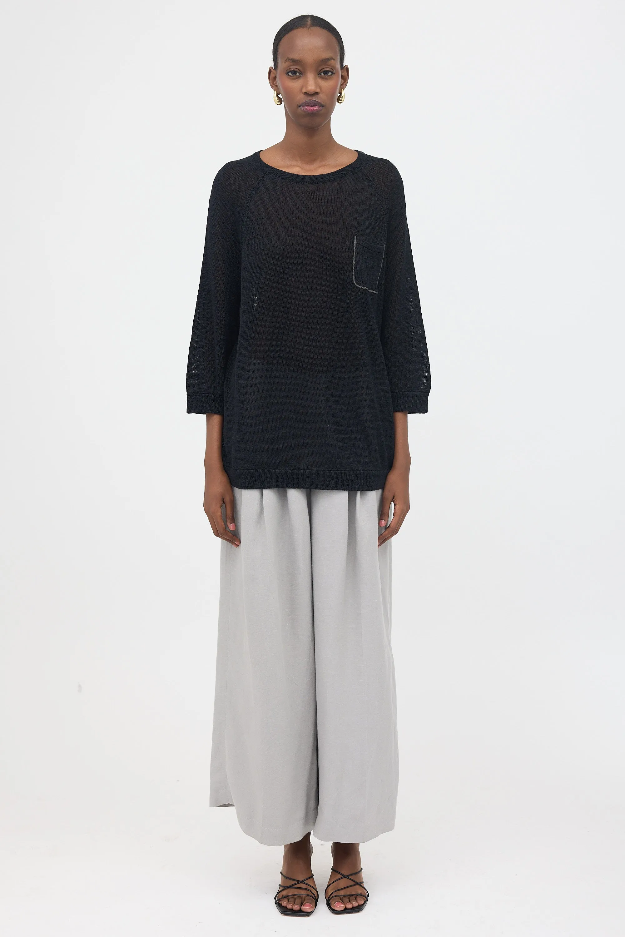Sheer Knit Monili Sweater sold by VSP Consignment