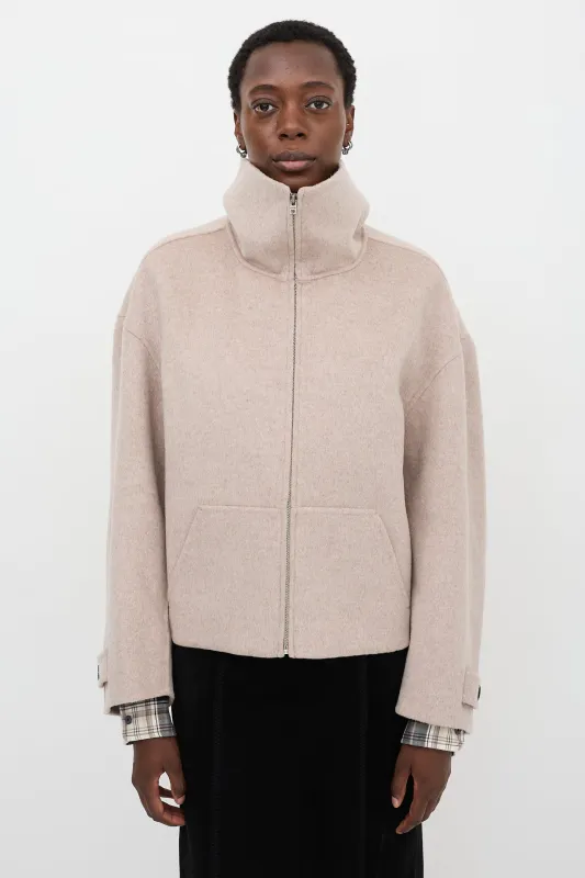 Wool & Cashmere Zip Jacket made by Acne Studios