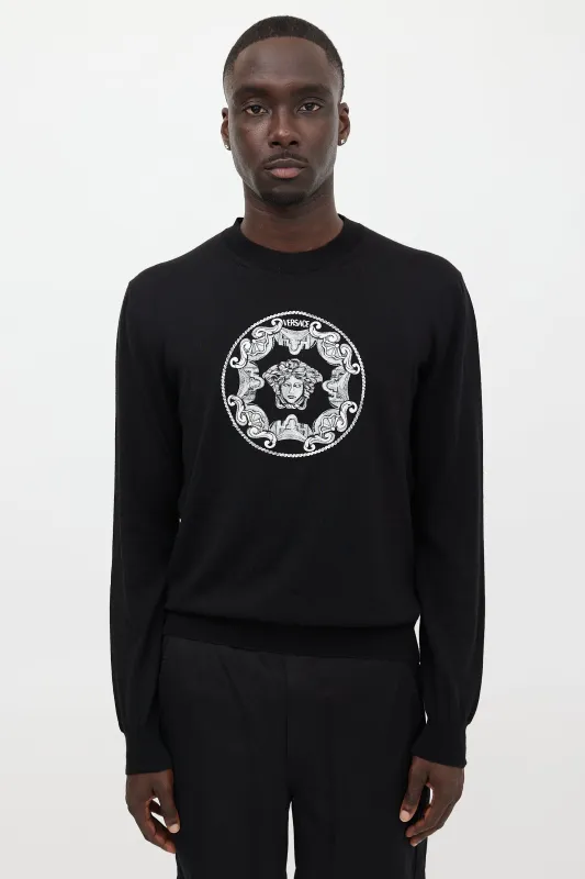 Wool Medusa Sweater made by Versace