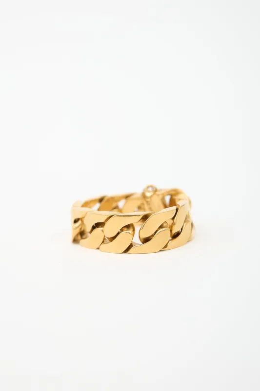 Curb Chain Bracelet made by Celine