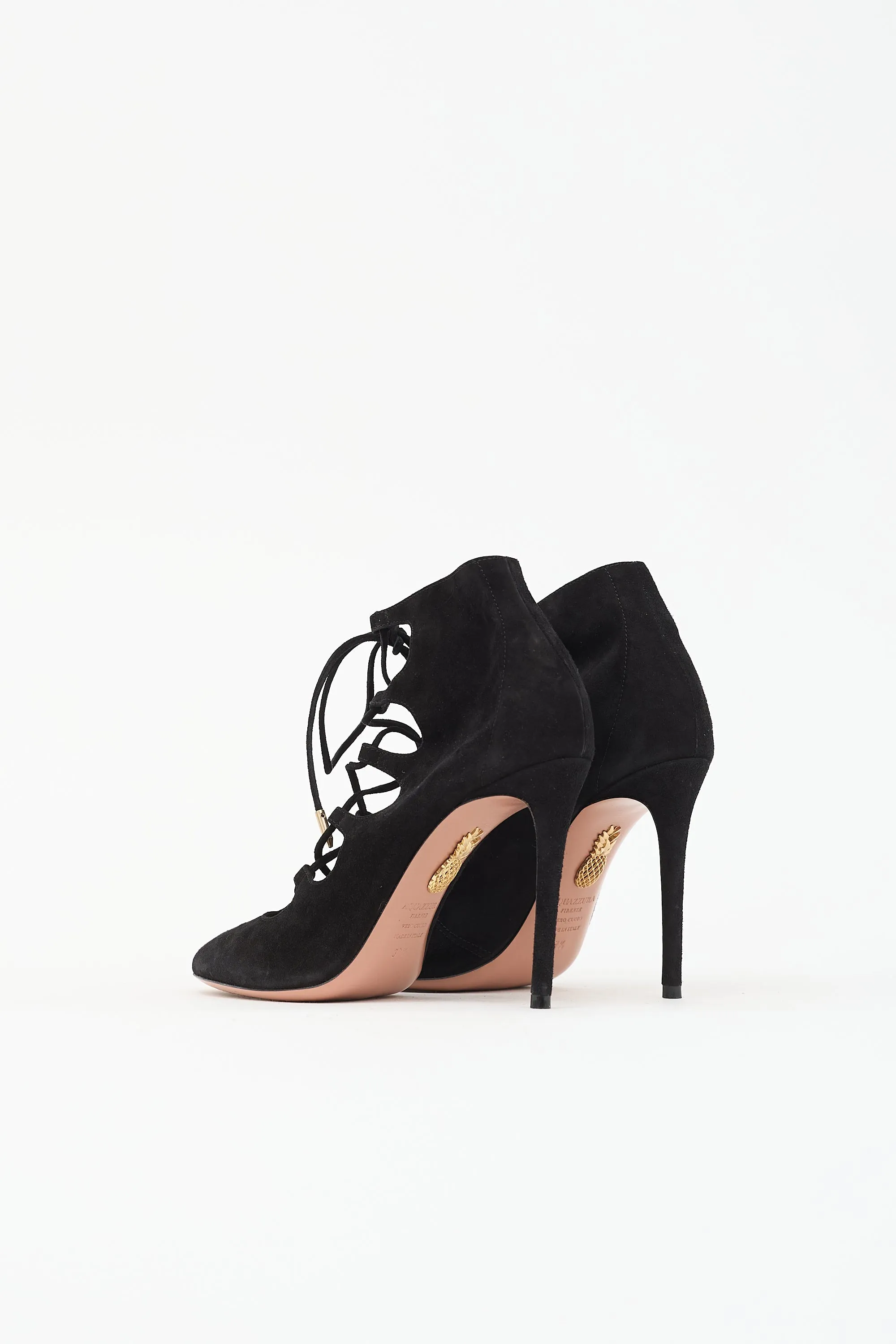 Suede Lace Up Heel sold by VSP Consignment product image thumbnail 4