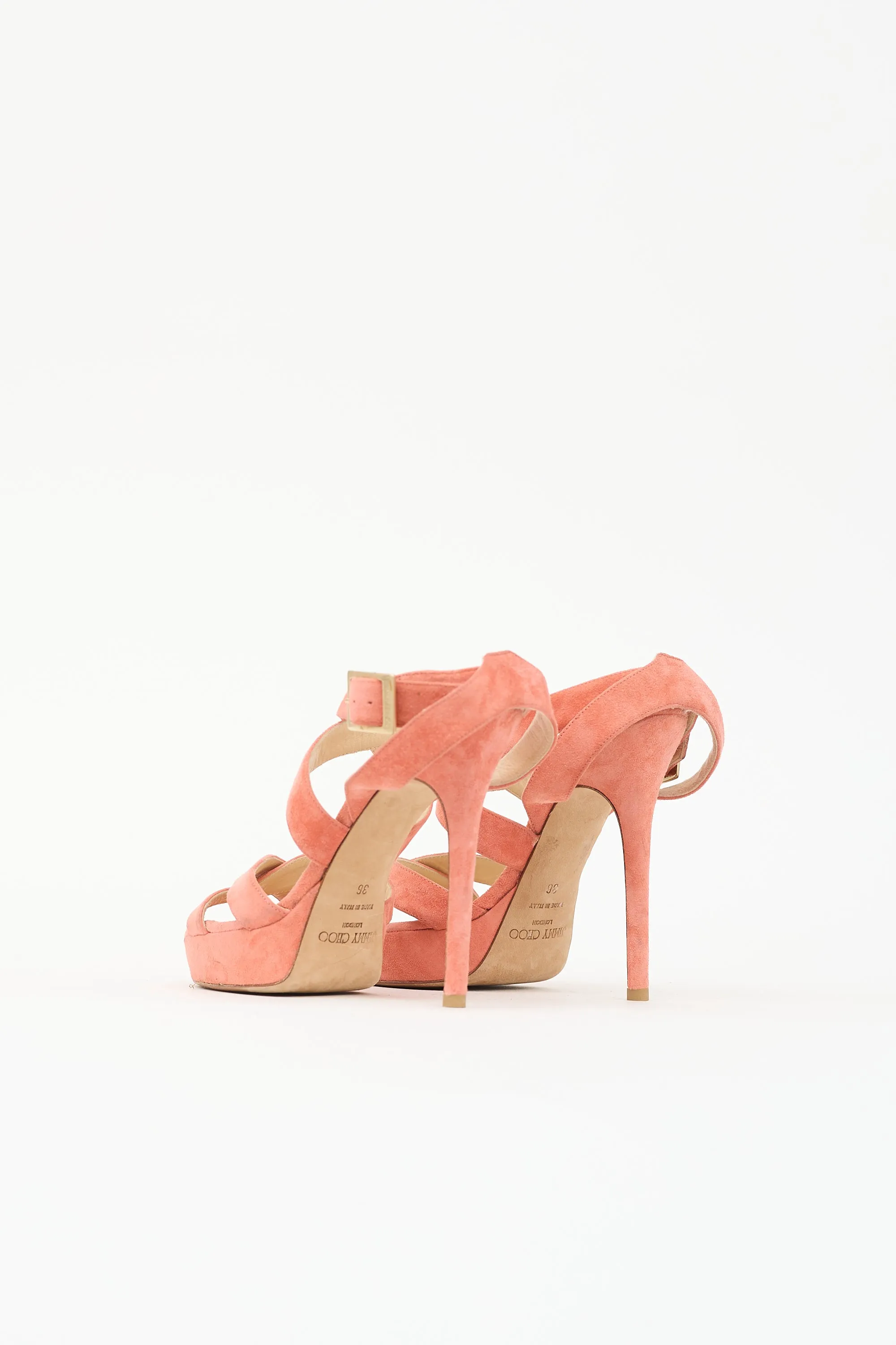 Suede Platform Sandal sold by VSP Consignment product image thumbnail 4