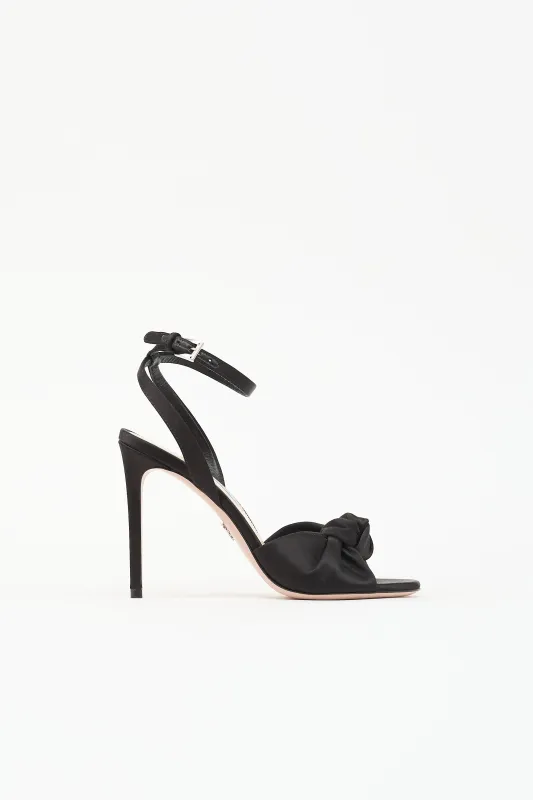 Satin Knotted Sandal made by Prada