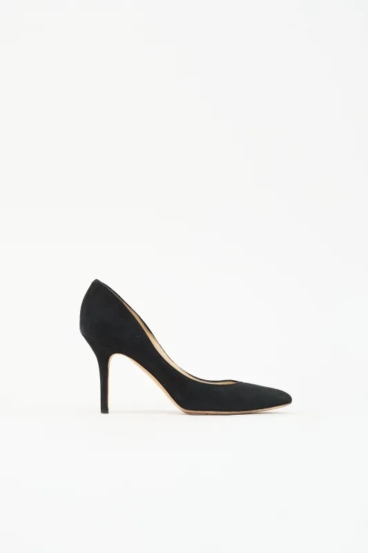 Suede Rounded Pump made by Jimmy Choo