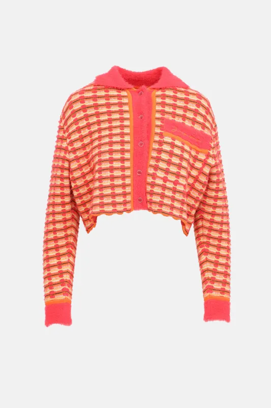 Le Macio Crop Cardigan made by Jacquemus