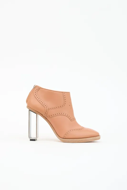 Leather Ankle Boot made by Hermes