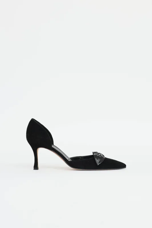 D'Orsay Bow Pump made by Manolo Blahnik