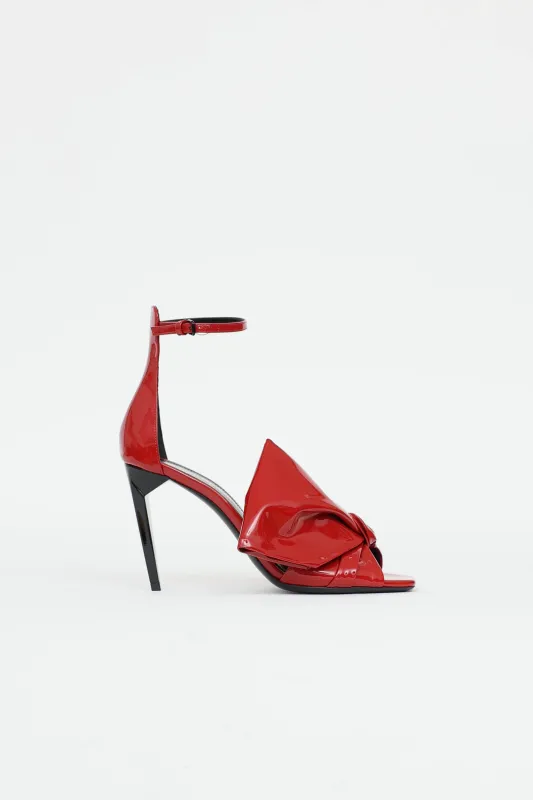 Patent Freja Heeled Sandal made by Yves Saint Laurent
