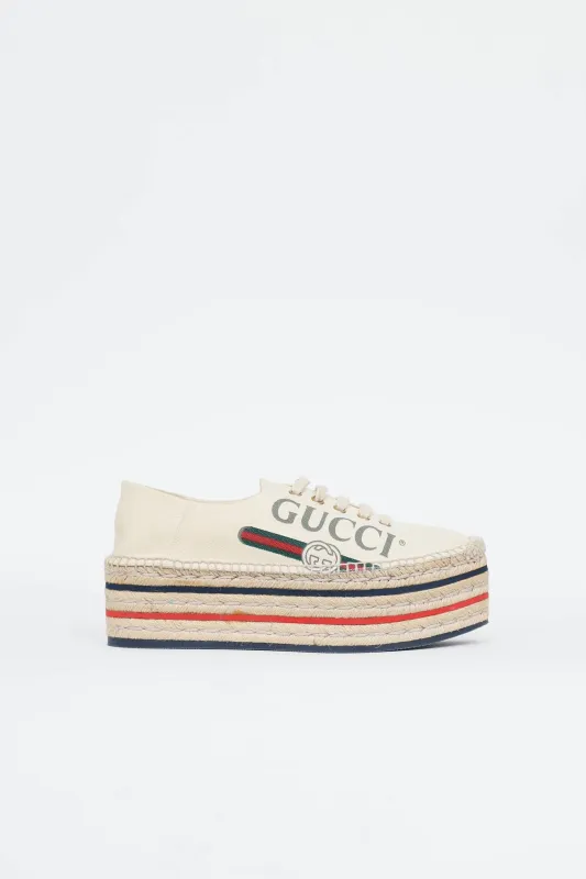 Espadrilles Platform Sneaker made by Gucci