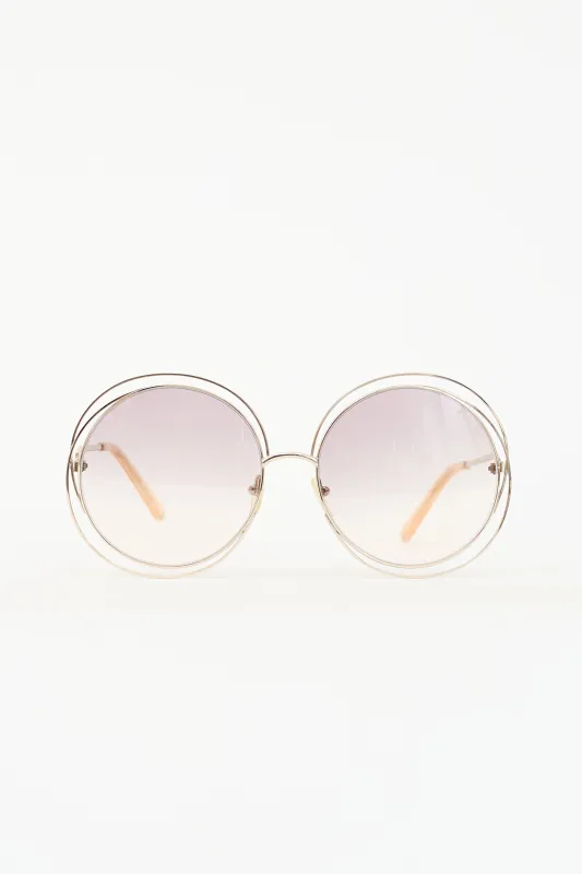 CE114S Round Sunglasses made by Chloe