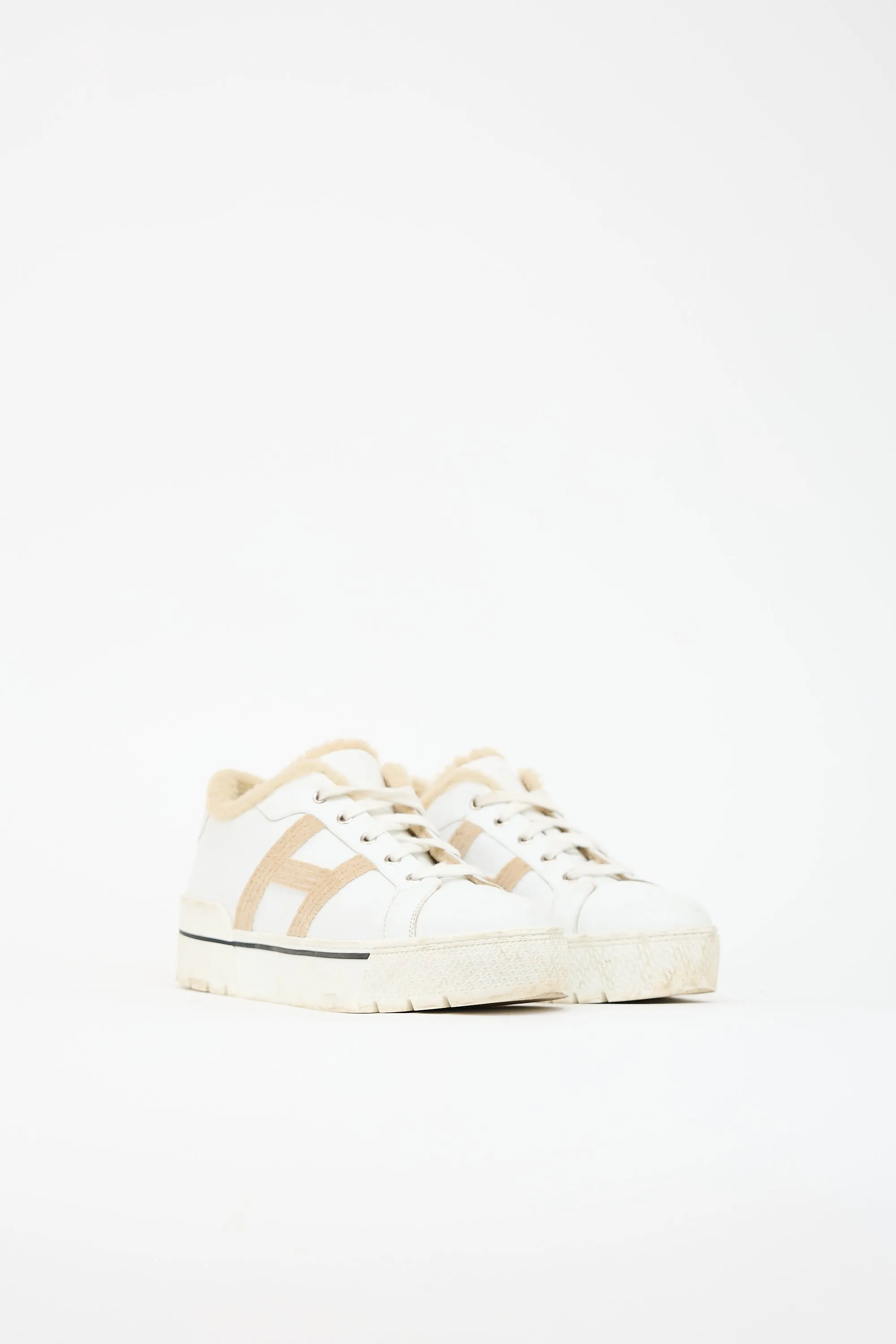 Leather Dare Platform Sneaker sold by VSP Consignment product image thumbnail 3