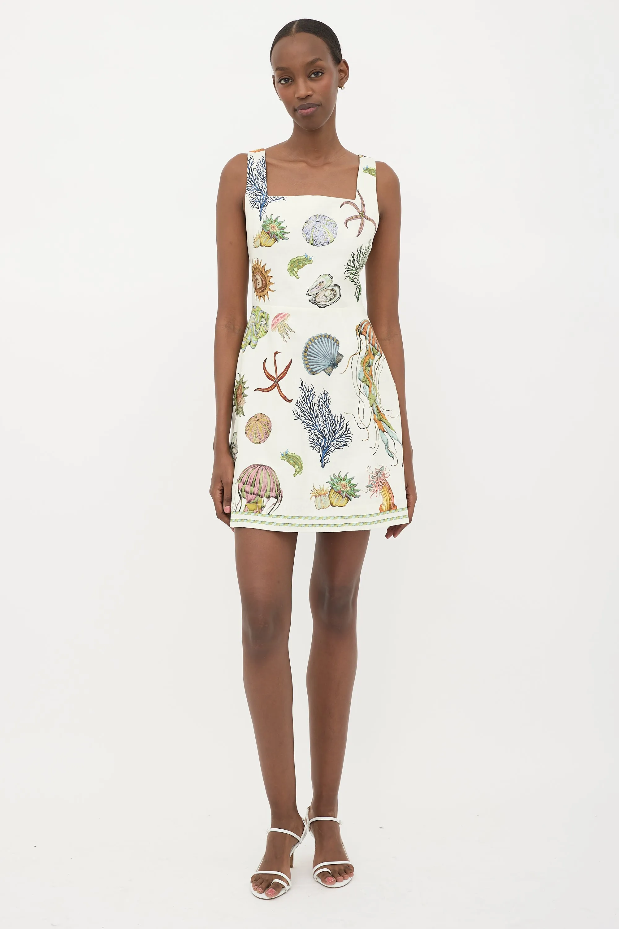 Linen Printed Mini Dress sold by VSP Consignment product image thumbnail 4
