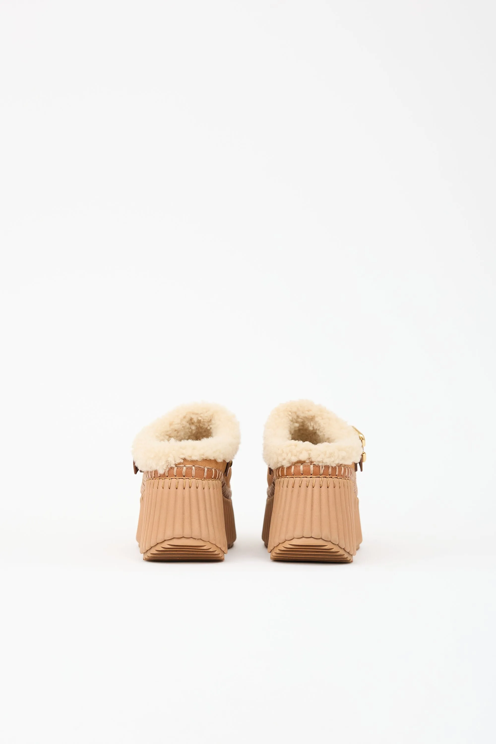 Suede Nama Wedge Mule sold by VSP Consignment product image thumbnail 4
