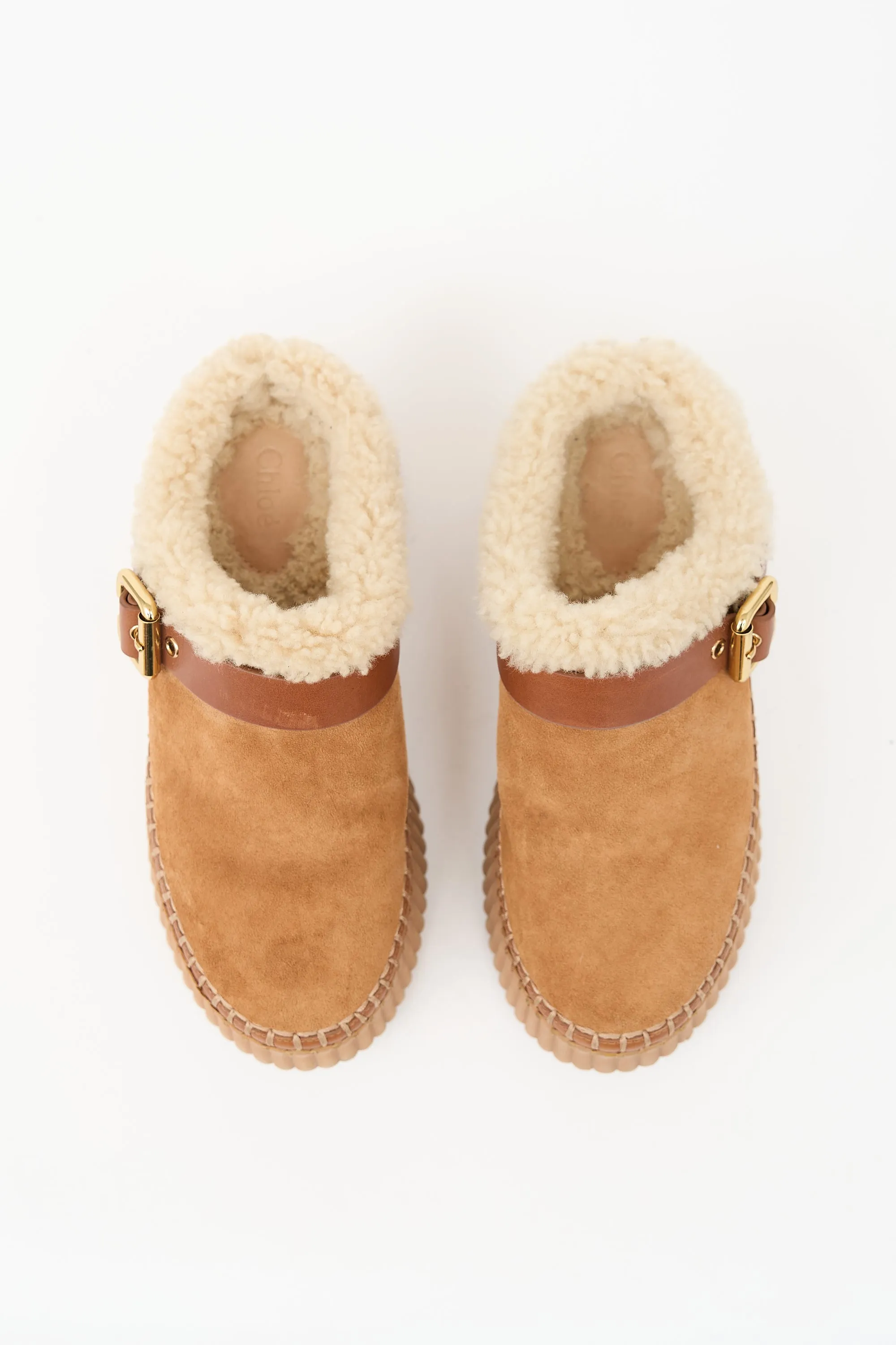 Suede Nama Wedge Mule sold by VSP Consignment product image thumbnail 2