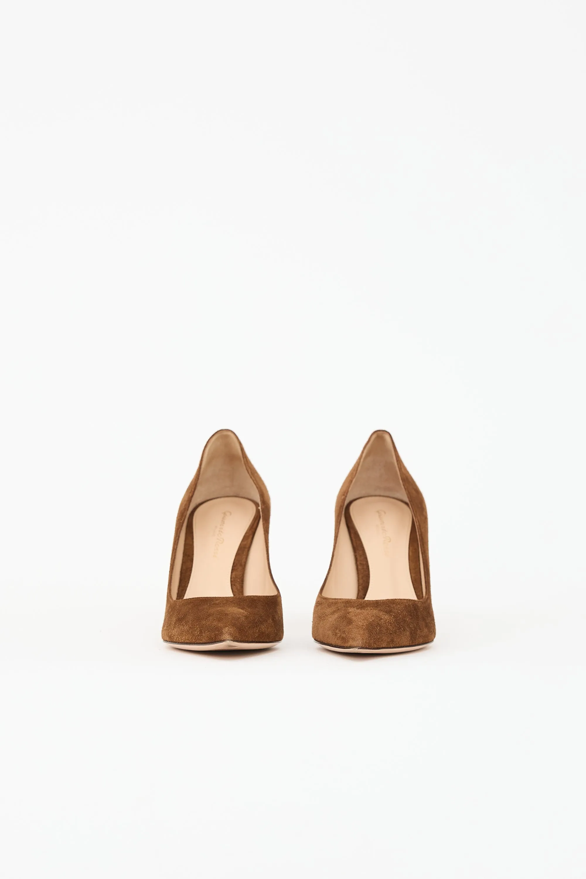 Suede Gianvito Pump sold by VSP Consignment product image thumbnail 3