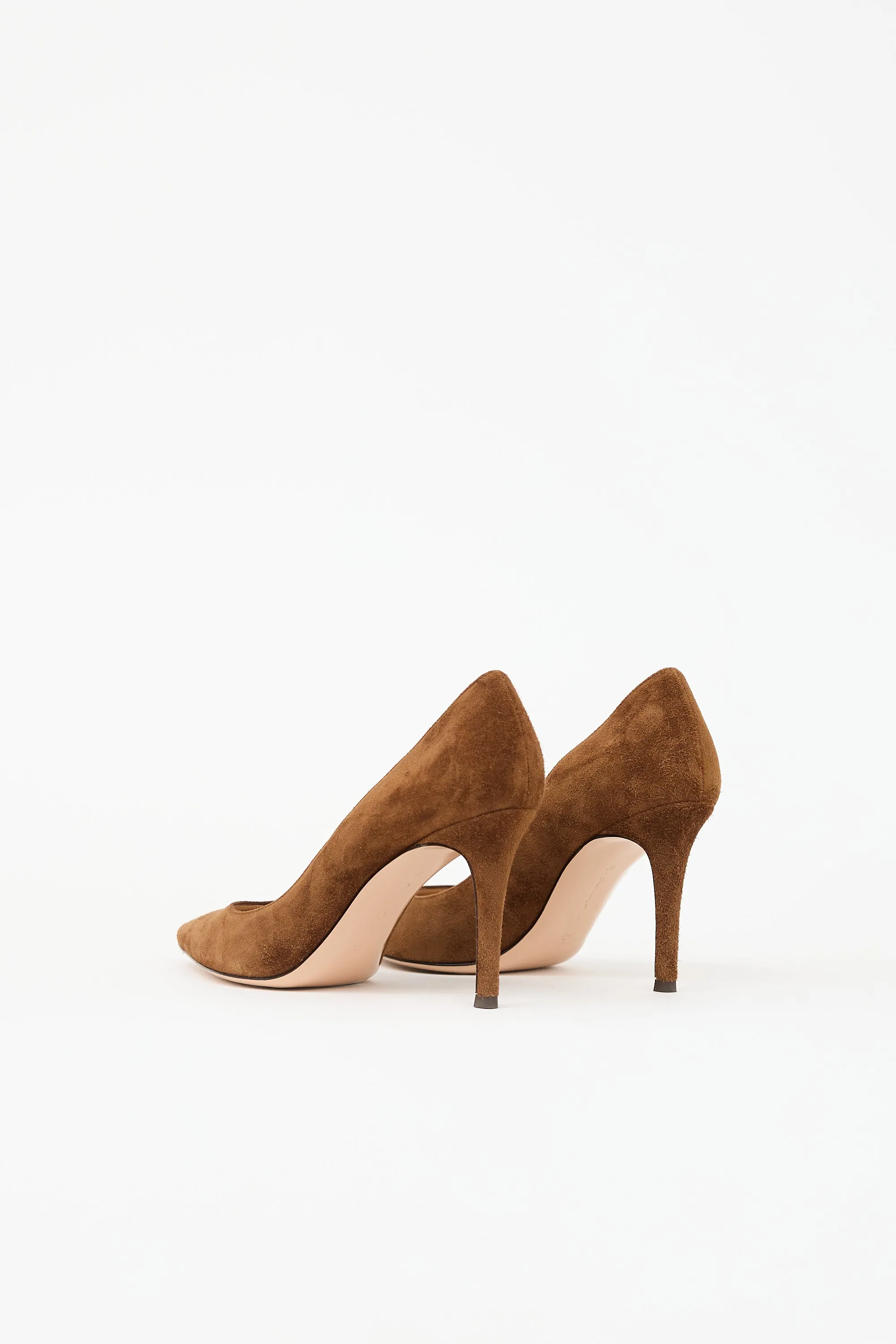 Suede Gianvito Pump sold by VSP Consignment product image thumbnail 4