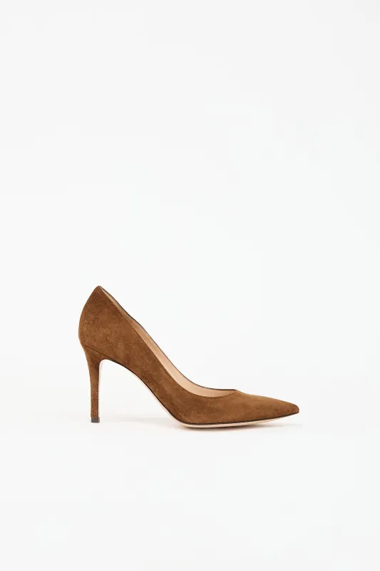 Suede Gianvito Pump made by Gianvito Rossi