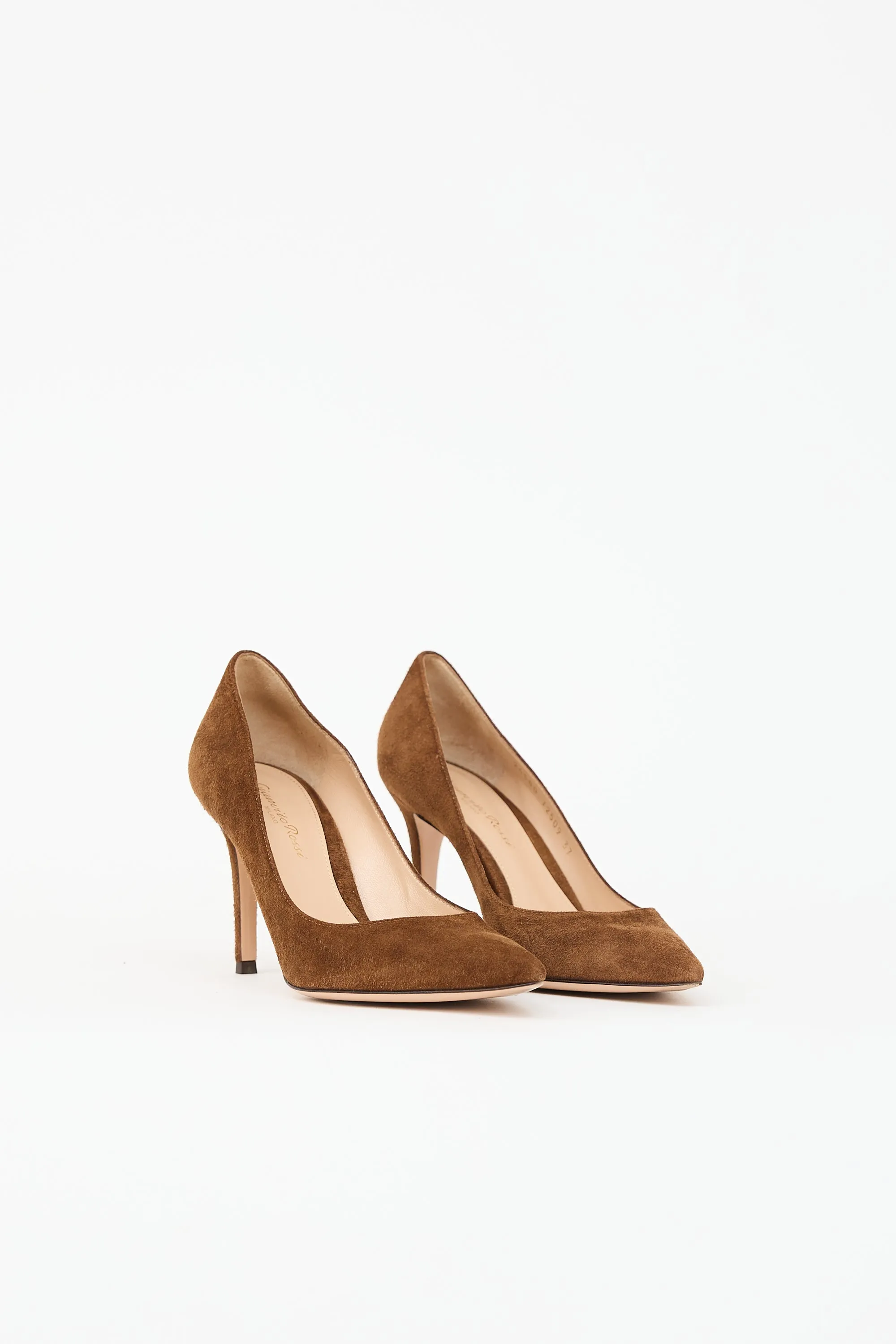 Suede Gianvito Pump sold by VSP Consignment product image thumbnail 2