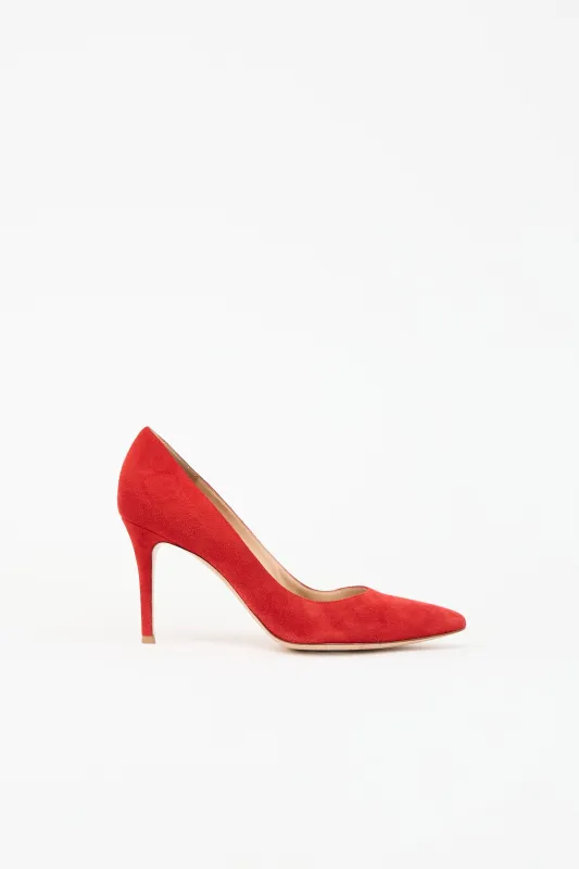 Suede Gianvito Pump made by Gianvito Rossi