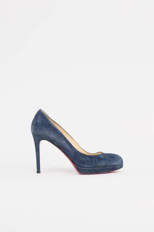 Suede Simple Pump made by Christian Louboutin