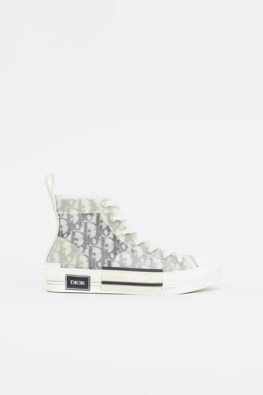 Oblique B23 High Top Sneaker made by Dior