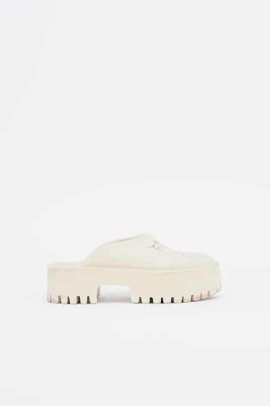 Rubber GG Platform Mule made by Gucci