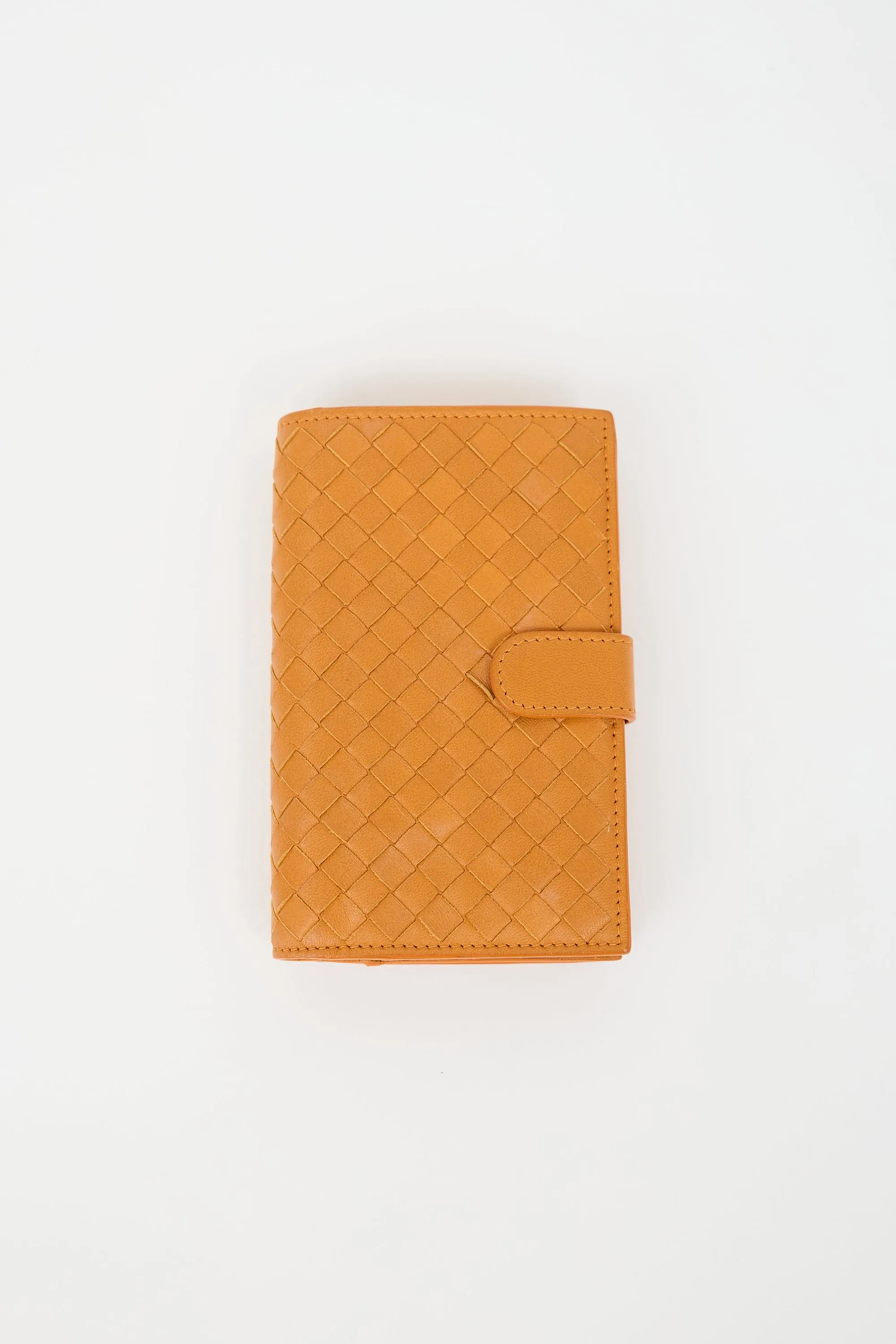 Intrecciato Bi-Fold Zip Wallet sold by VSP Consignment