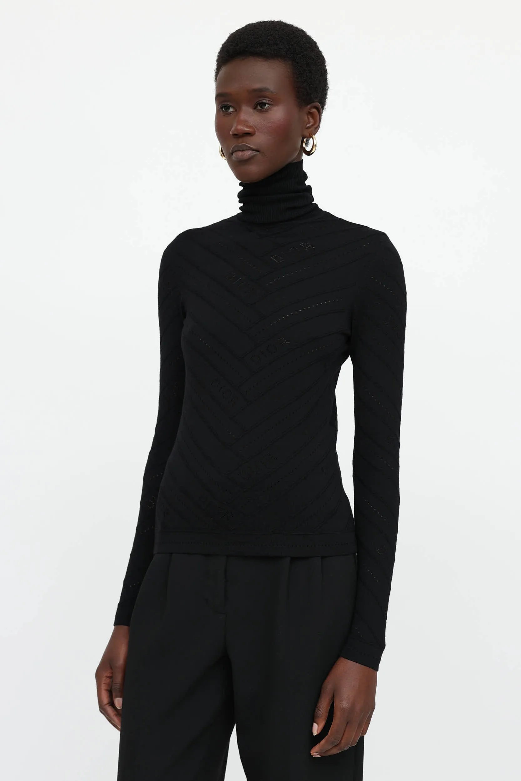 2004 Logo Knit Turtleneck sold by VSP Consignment product image thumbnail 3
