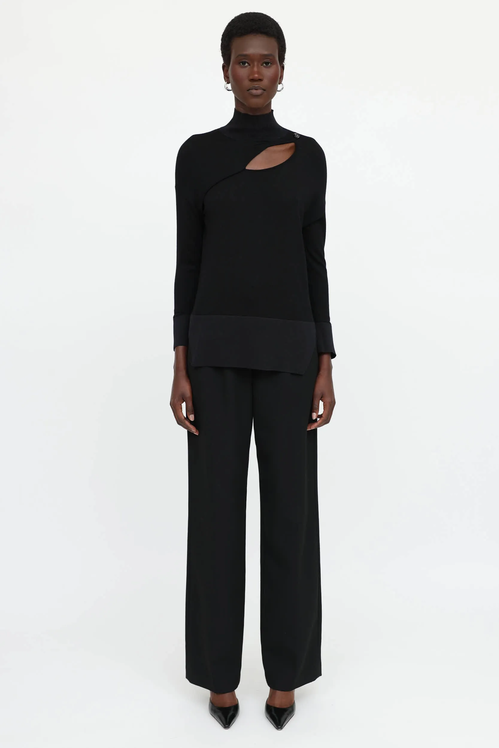 2005 Cutout Wool Sweater sold by VSP Consignment product image thumbnail 2