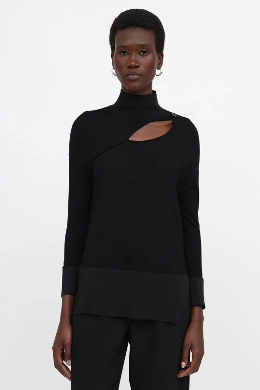 2005 Cutout Wool Sweater made by Dior