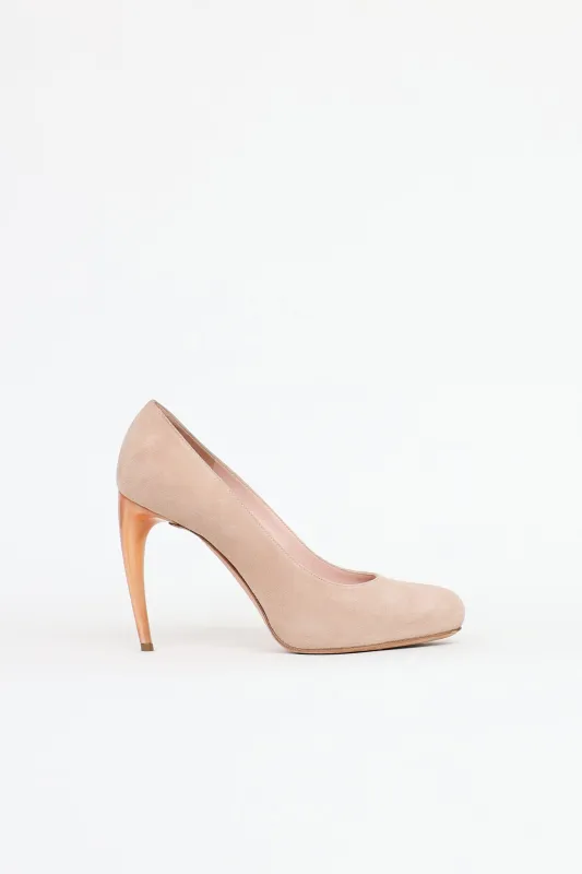 Suede Pump made by Alexander McQueen