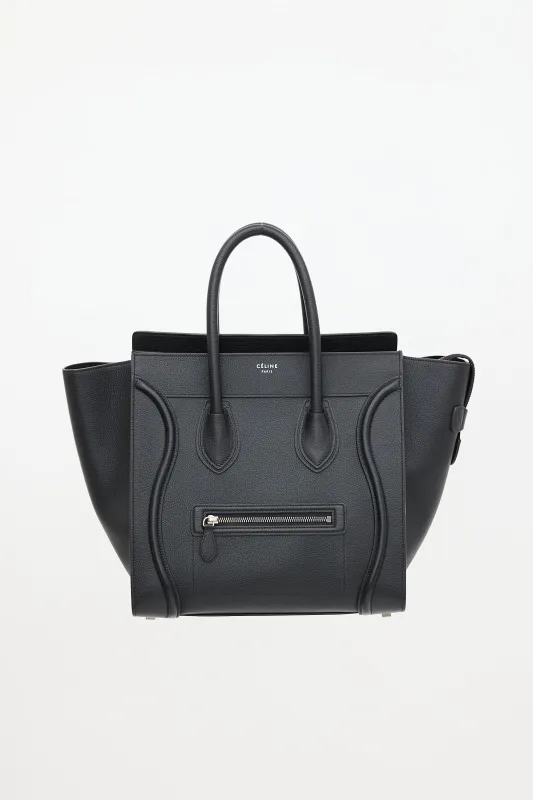 2015 Leather Mini Luggage Tote Bag made by Celine