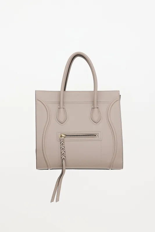 2016 Leather Medium Phantom Luggage Bag made by Celine