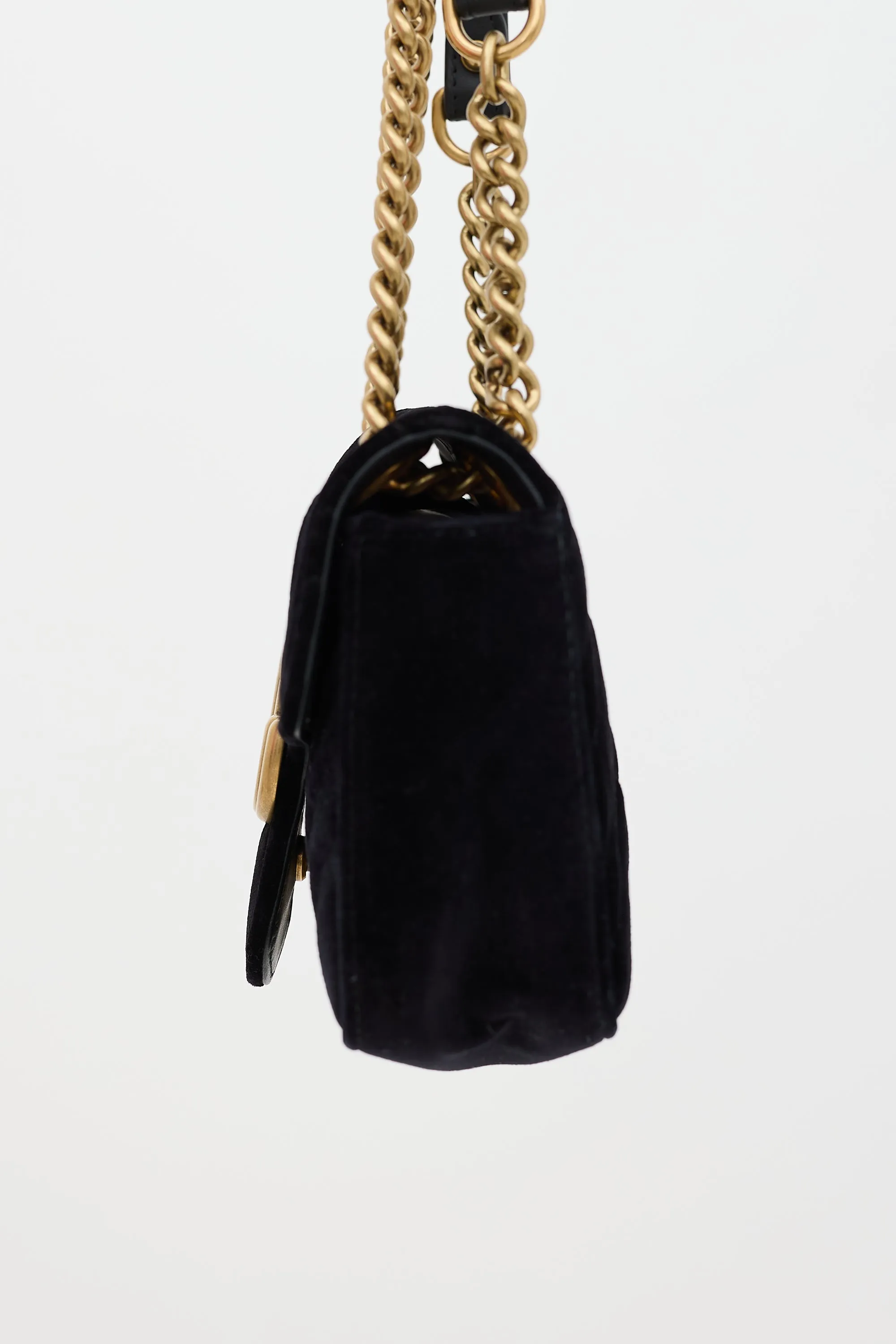 Quilted Velvet GG Marmont Bag sold by VSP Consignment product image thumbnail 4