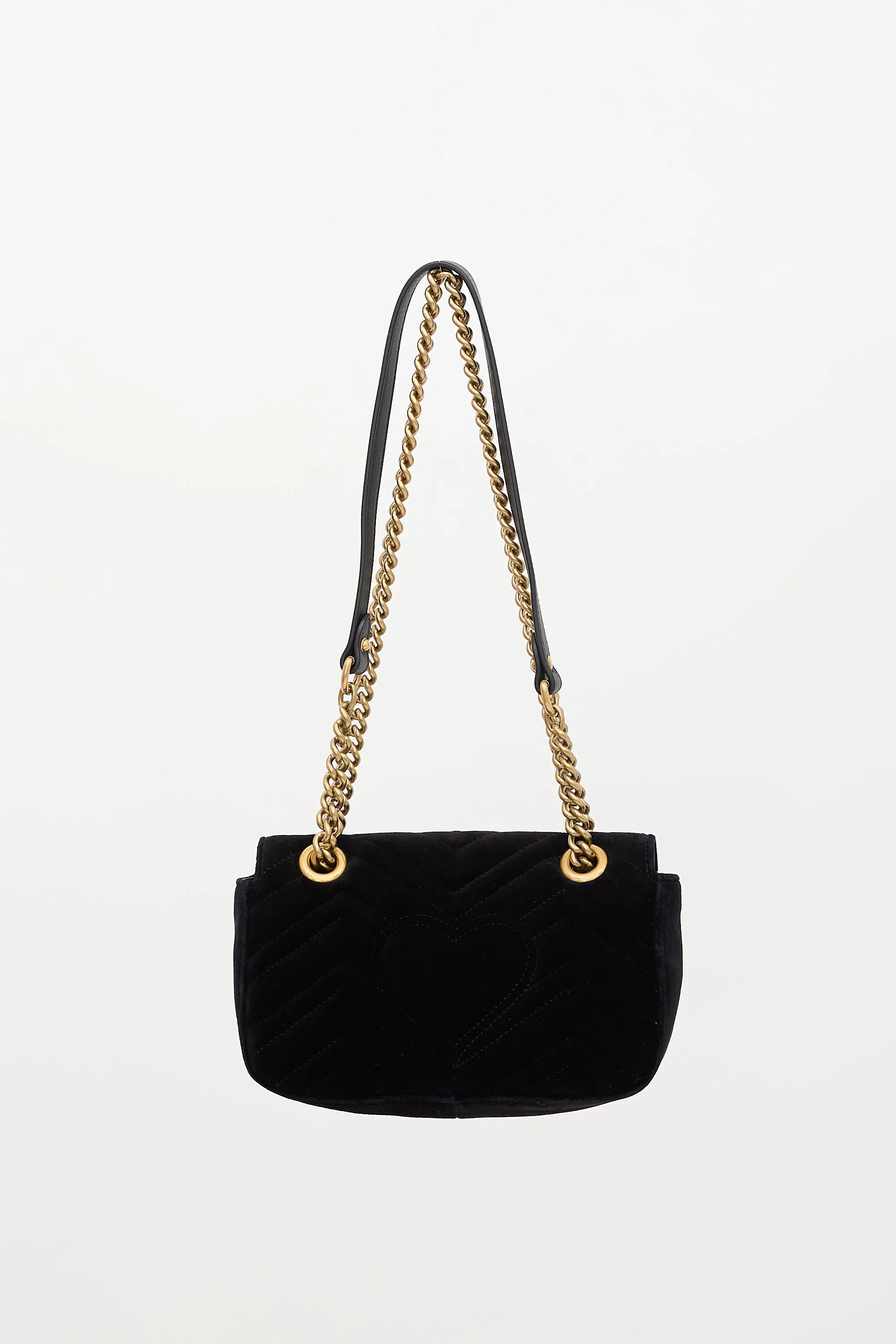 Quilted Velvet GG Marmont Bag sold by VSP Consignment product image thumbnail 2