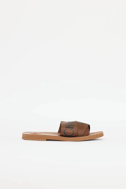 Woody Logo Sandal made by Chloe
