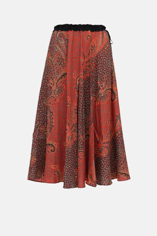Paisley Midi Gonne Skirt made by Etro