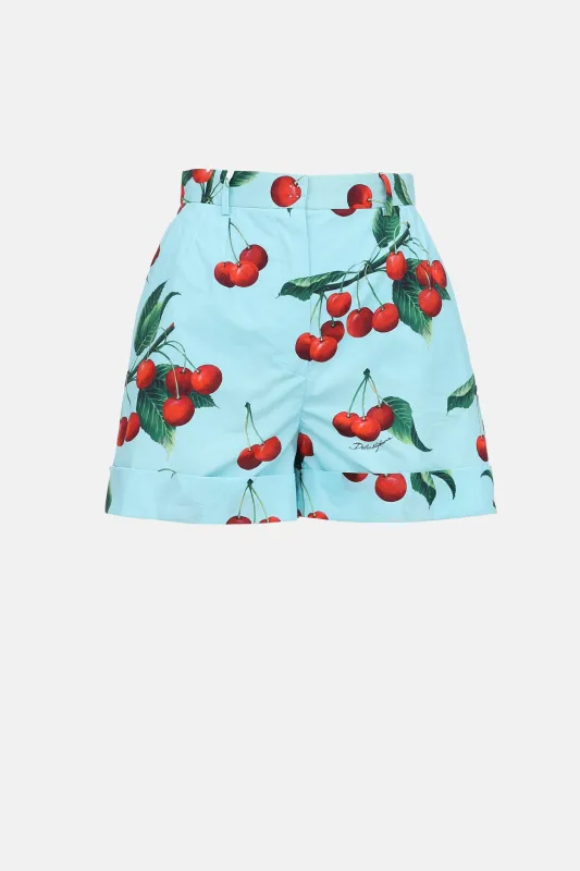 Cherry Print Shorts made by Dolce & Gabanna