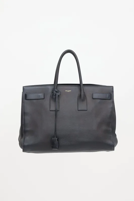 Leather Sac De Jour Bag made by Yves Saint Laurent