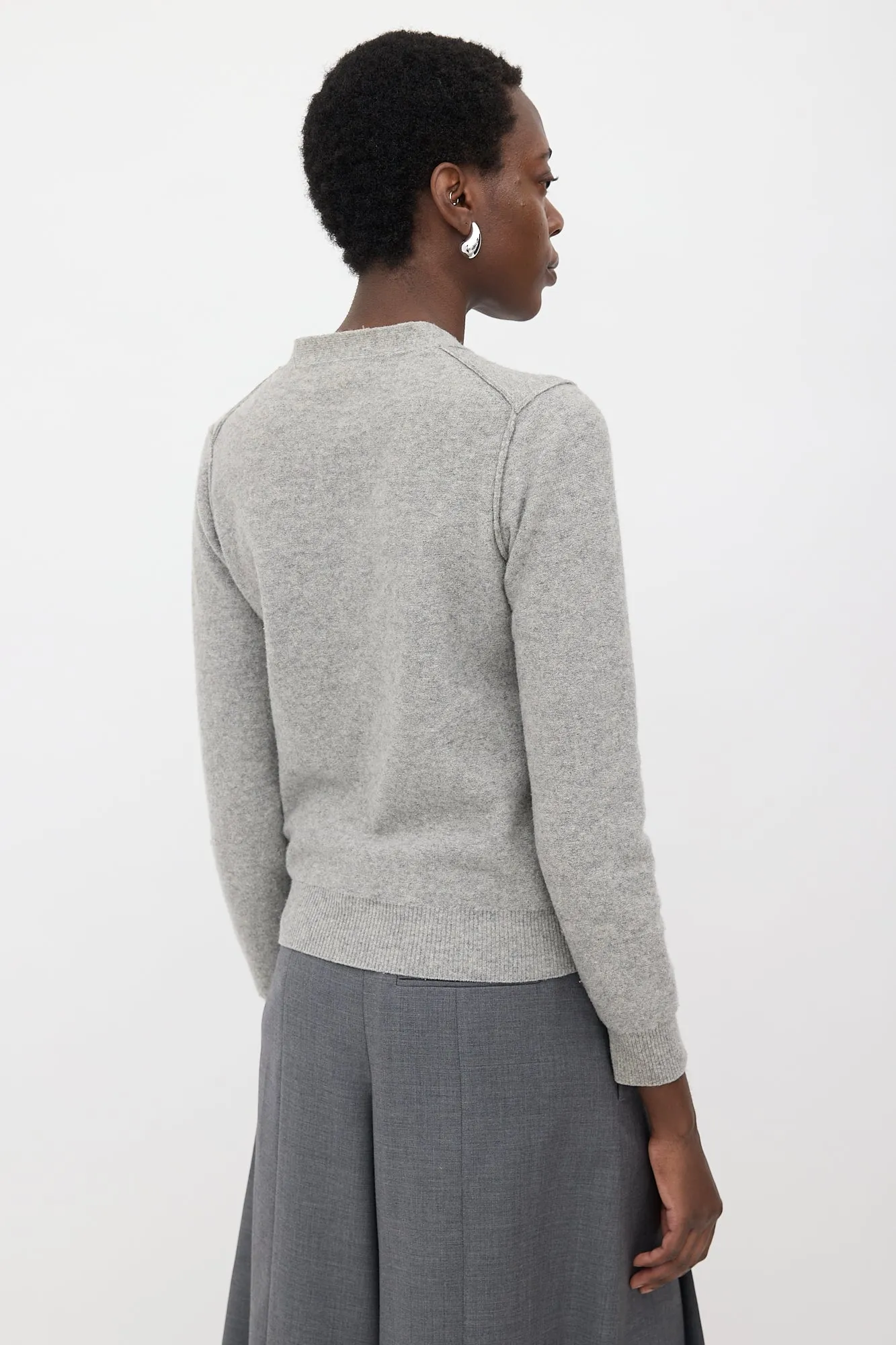 Wool Inverted Cardigan sold by VSP Consignment product image thumbnail 4