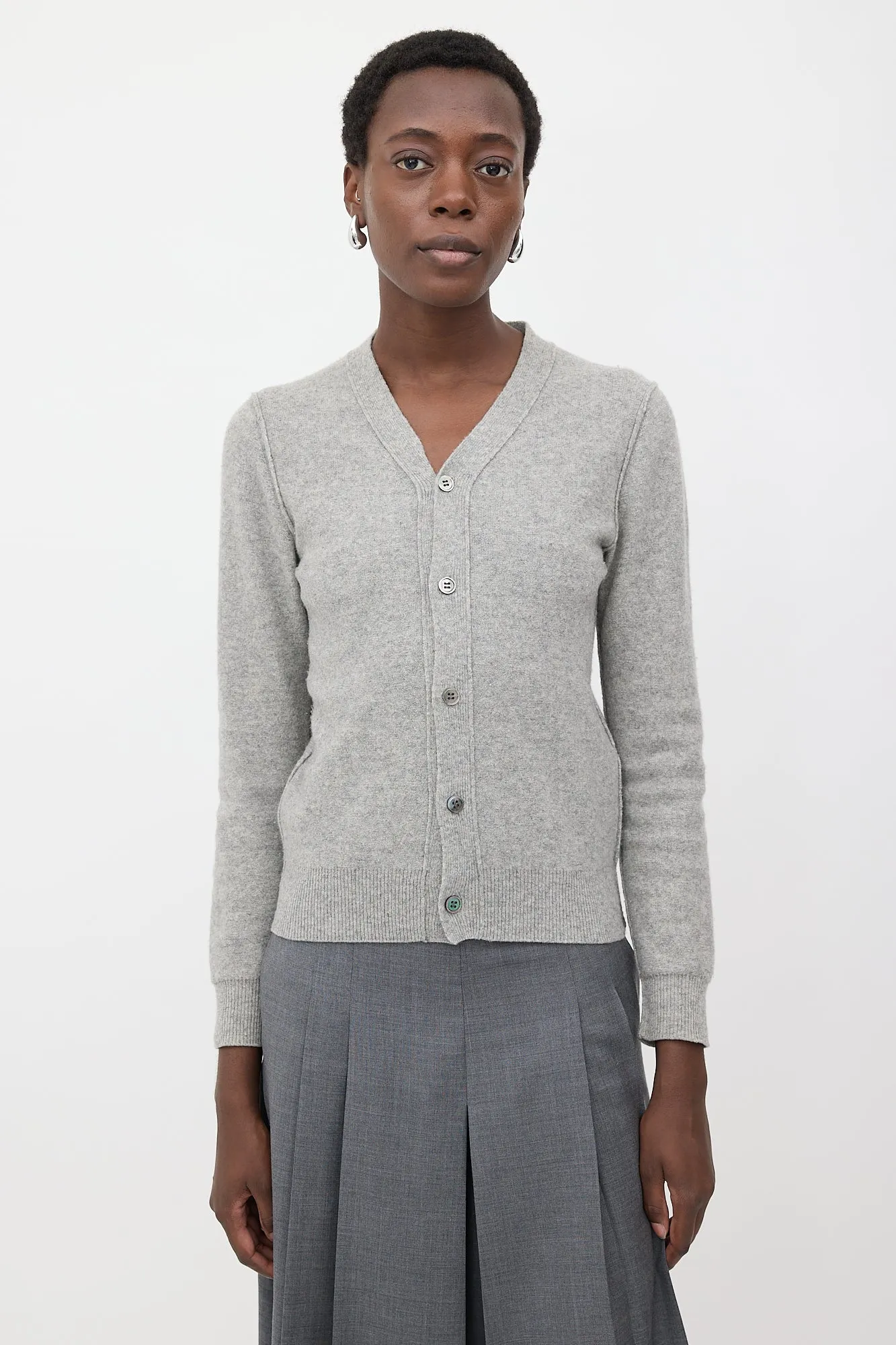 Wool Inverted Cardigan sold by VSP Consignment