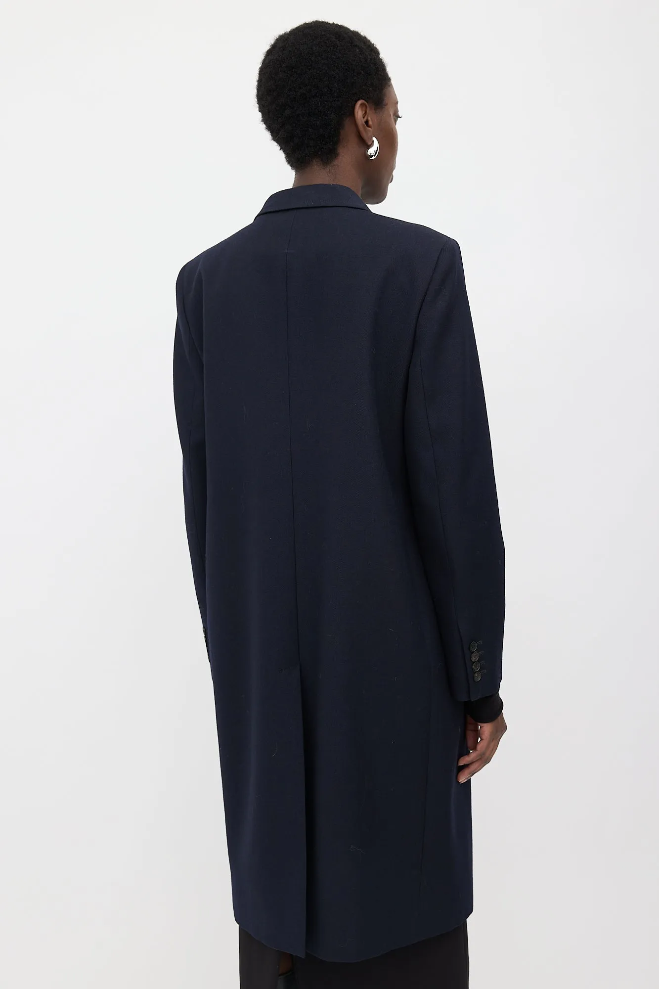 2018 Wool Three Button Coat sold by VSP Consignment product image thumbnail 4