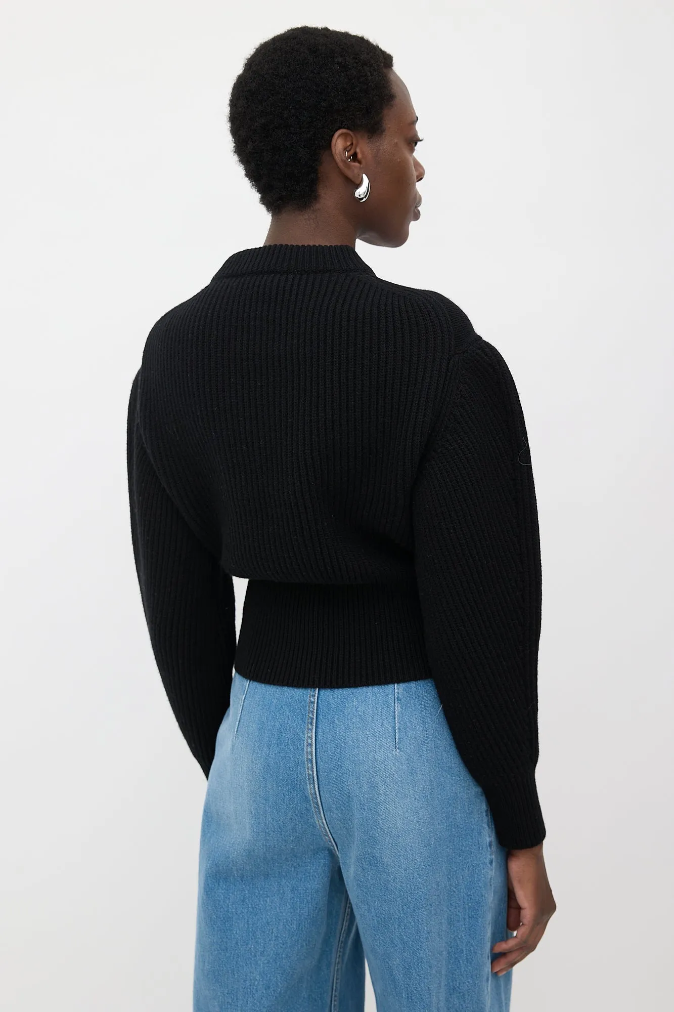 Wool Flower Intarsia Sweater sold by VSP Consignment product image thumbnail 4