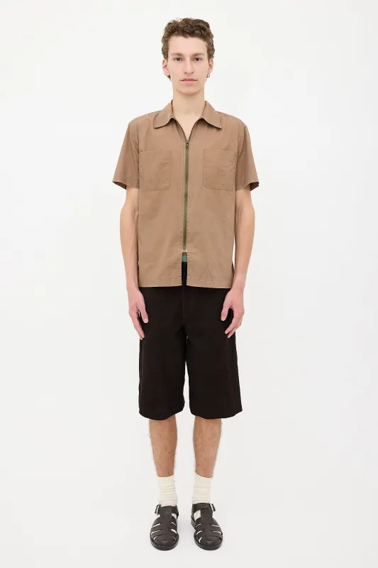 Short Sleeve Zip Shirt made by Dries Van Noten