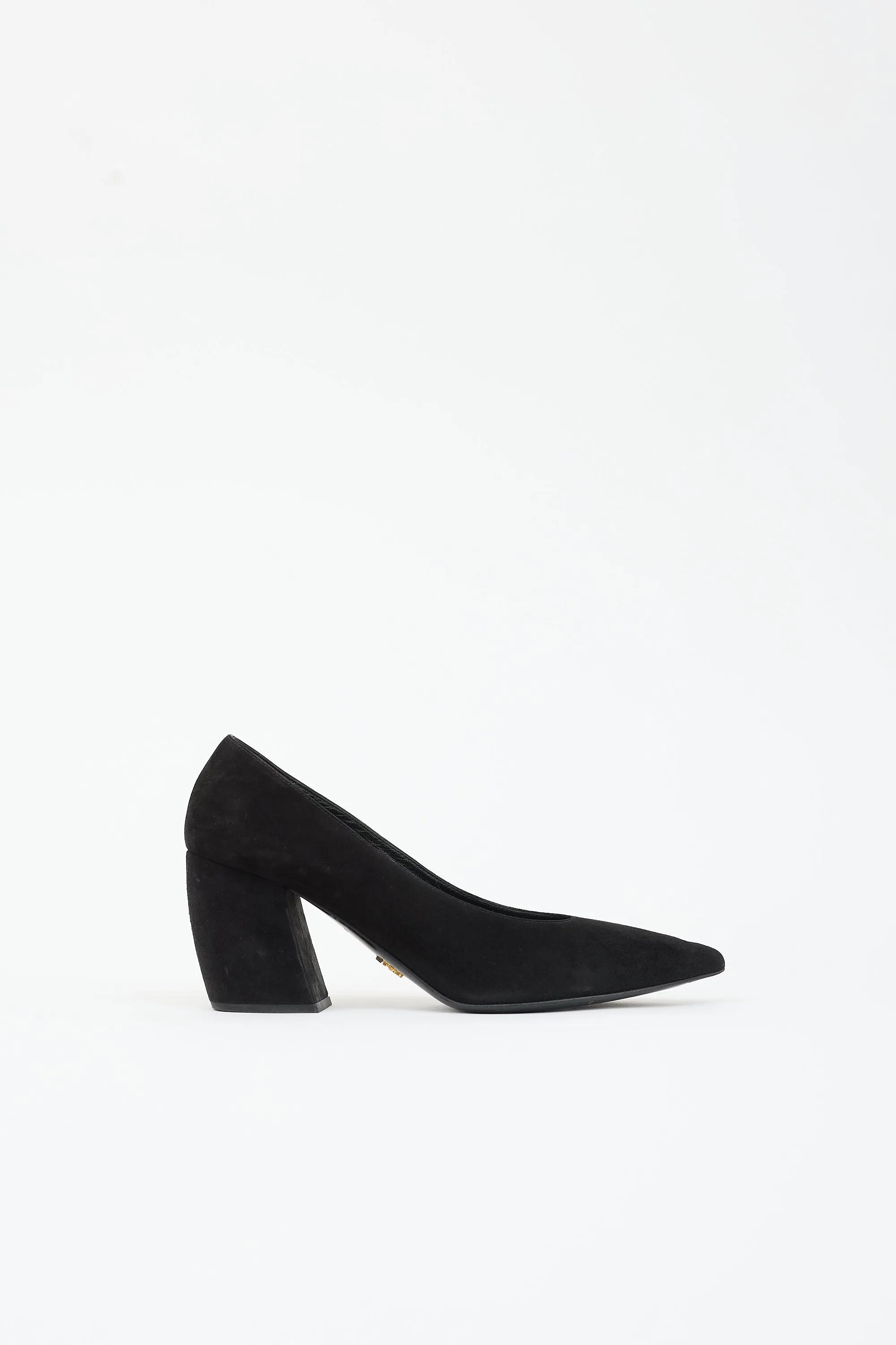 Suede Pointed Toe Pump sold by VSP Consignment