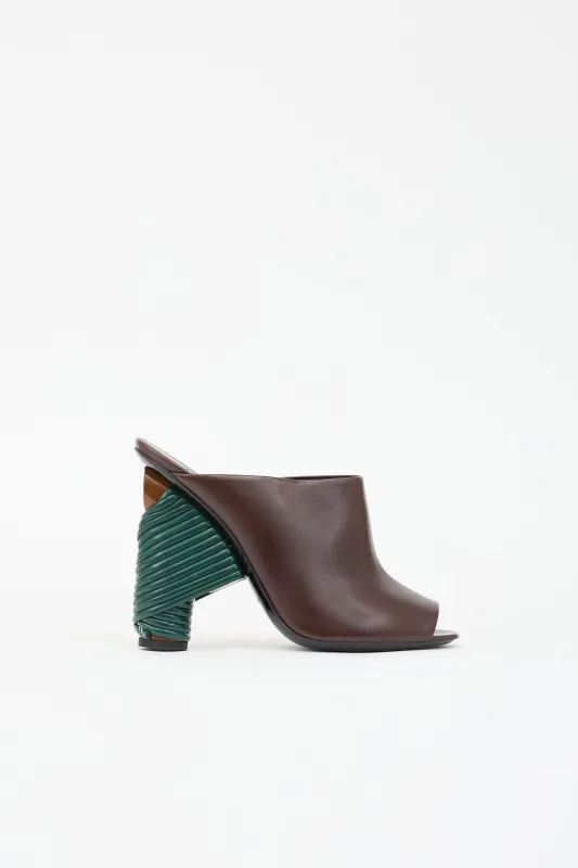 Leather Wrap Heel Mule made by Balenciaga