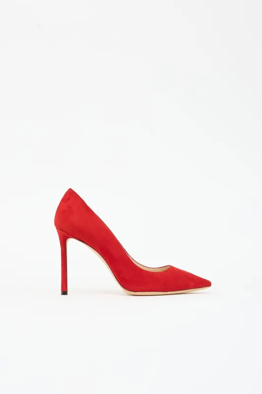 Suede Romy Pump made by Jimmy Choo